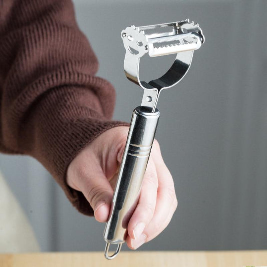 Comfortable Handle Multi-Function Ultra Sharp Stainless Steel Vegetable Peeler